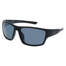INVU A2304B Polarized Sport Sunglasses in Matte Black with Red Accents