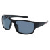 INVU A2304B Sunglasses - Polarized Sport INVU A2304B Polarized Sport Sunglasses in Matte Black with Red Accents
