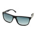 StyleMark L2592A Matte Black Polarized Sunglasses with Gradient Blue Lenses