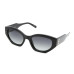 StyleMark L2610A Black Cat-Eye Polarized Sunglasses StyleMark L2610A Black Cat-Eye Polarized Sunglasses with Gradient Dark Gray Lenses