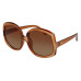INVU Oversized Butterfly Brown Sunglasses INVU Oversized Butterfly Brown Sunglasses with Polarized Lenses